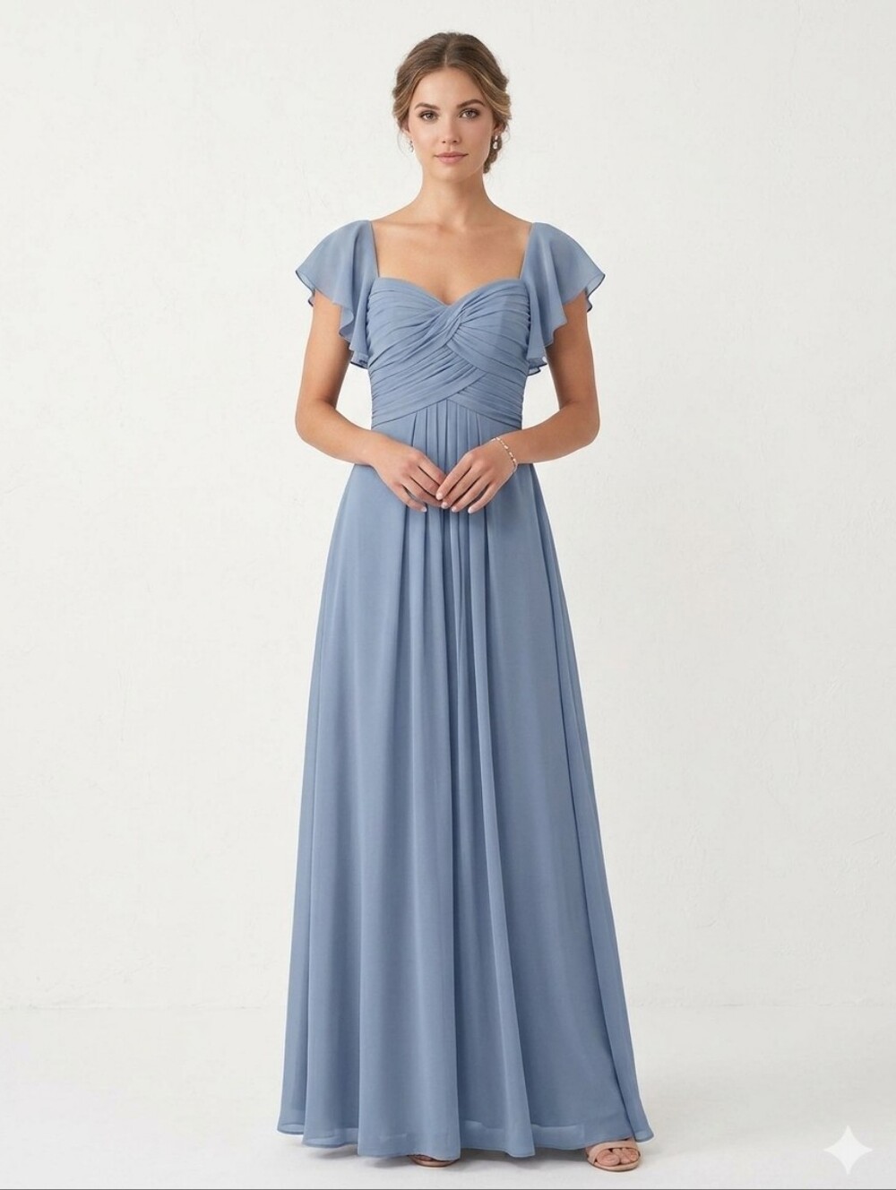 Formal Gown Dress Size 14 Blue